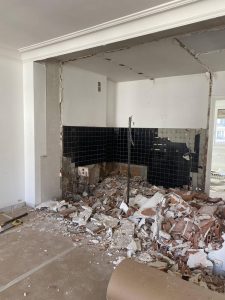 Travaux de démolition